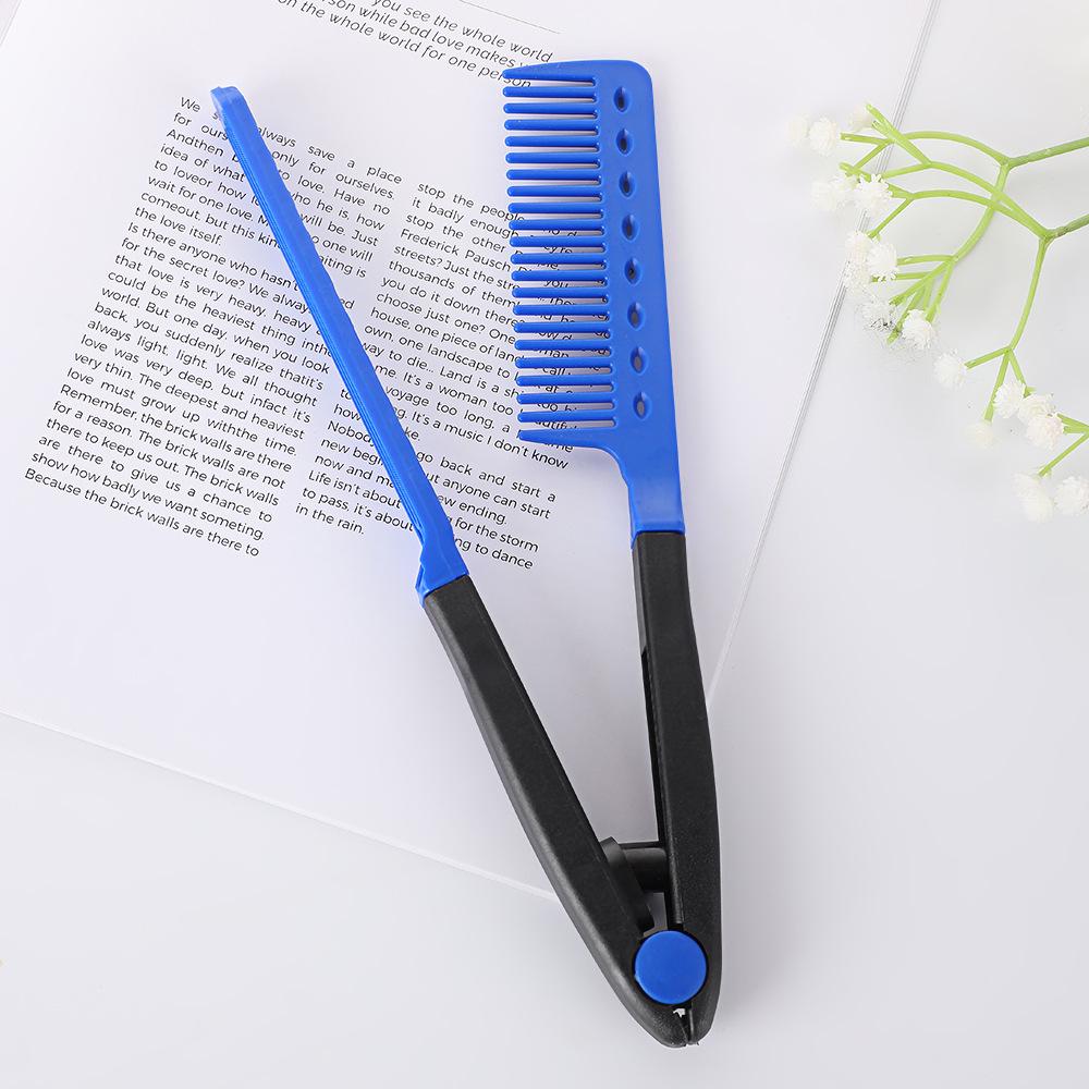 V-Shaped Straightening Hair Comb & Styling Tool