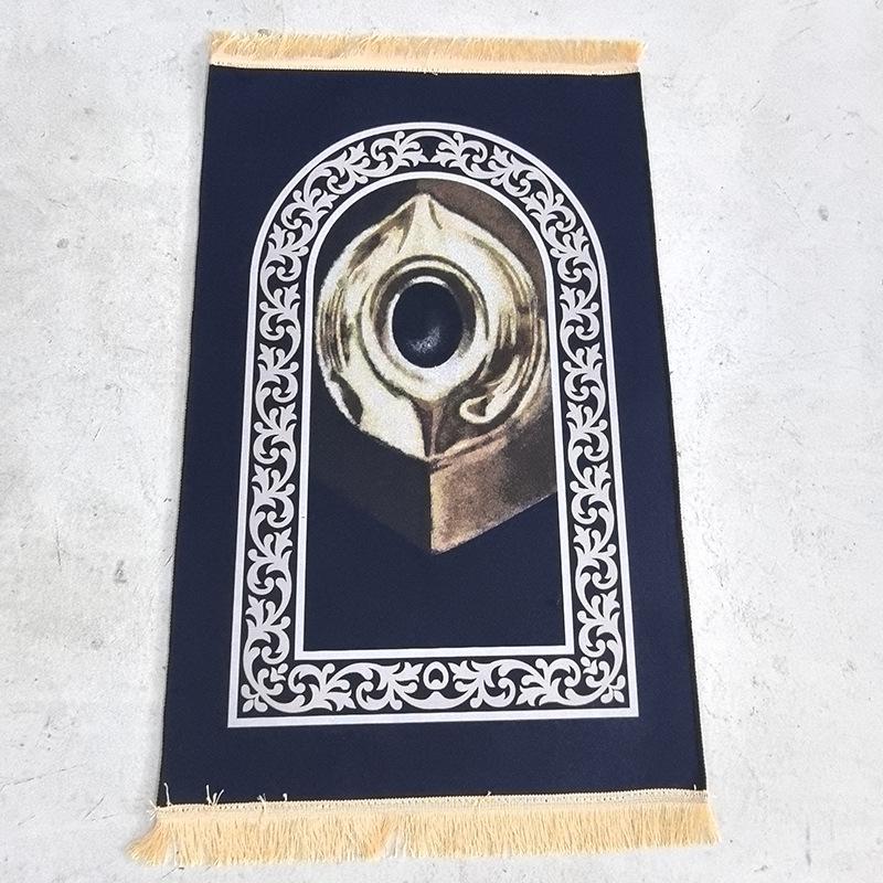 Plush Crystal Velvet Embossed Carpet for Living Room or Prayer Space