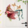 Gold Wedding Room Door Decoration Set with Xi Character Stickers