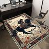 1PC Cowgirl Horse Non-Slip Floor carpet, Office, family, bedroom, Studio - Large Area Rug, Vibrant Colors-C0499