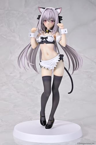 Q-six Tsuki Ni Yorisou Otome No Sahou Sakurakoji Luna Cat-Eared Maid 1/6 Scale PVC Painted Complete Figure