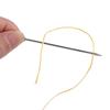 17 Pcs Leather Tools DIY Hand Stitching Kit with Groover Awl Waxed Thimble Thread for Sewing