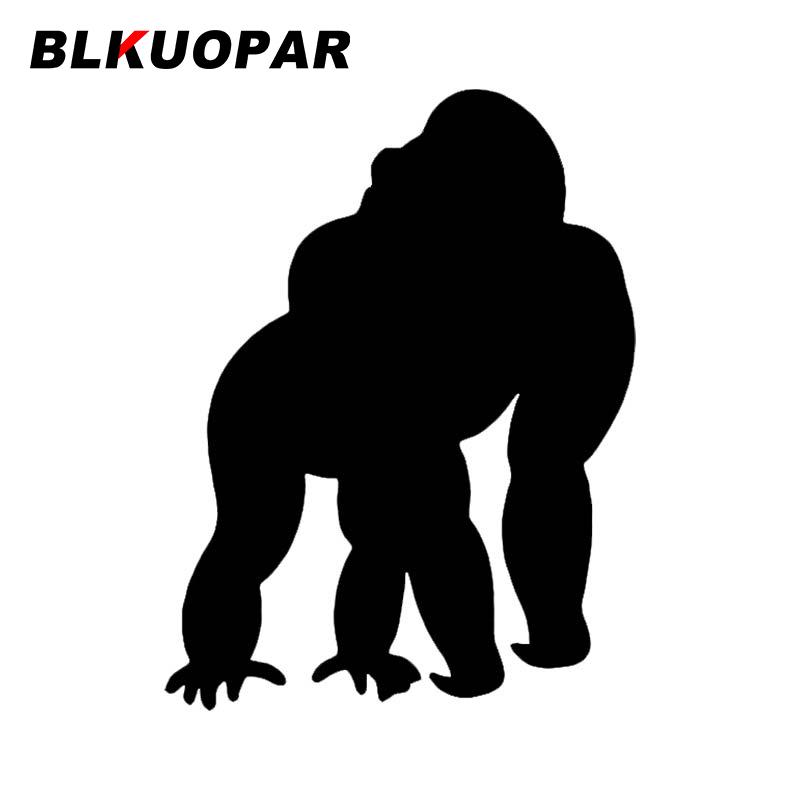 BLKUOPAR Gorilla Car Sticker Funny Waterproof Decal Personality Sunscreen Refrigerator Motorcycle Decoration Car Accessories