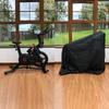 Indoor Outdoor Exercise Bike Cover Waterproof Dustproof Fitness Bicycle Cover Black 124x58x117x147cm
