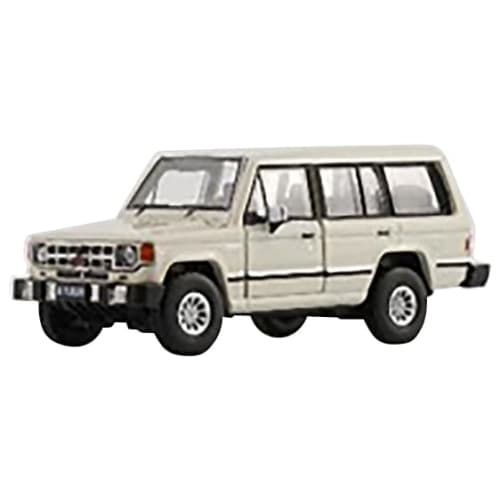 BM CREATIONS 1/64 Mitsubishi Pajero 1st Gen 1983 Ivory (LHD) Finished Model 64B0242