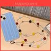 Pvc Phone Lanyard With Colorful Bead Design For Men And Women