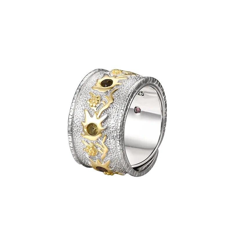 Sace Gems Polychrome Tourmaline Rings Ear Clip for Women S925 Sterling Silver Wedding Party Fine Jewelry Sets Festival Gift