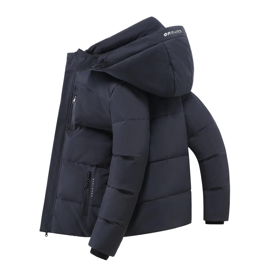 Men's European & American Style Hooded Winter Jacket