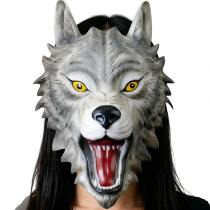 Halloween Mask Goat Bone Lady Rabbit Wolf Head Costume Party Cosplay