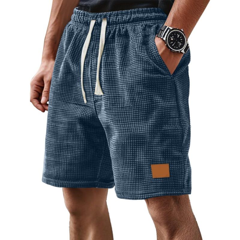 Sommer Mode Elastisk Talje Løse Afslappede Alt-match Shorts Mandlige Snoretræk Alt-match Korte Bukser Herretøj