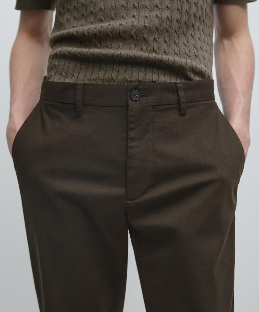 Masimodutti Cotton Slim Fit Pants