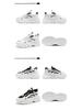 Dad Shoes: Men's Trendy Breathable Mesh Sneakers, Versatile Thick-Soled White Casual Summer Sports Footwear.