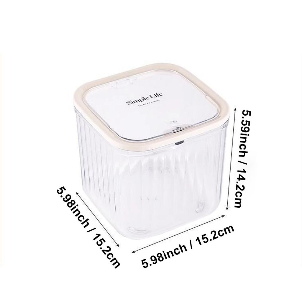 Transparent storage box, laundry bead storage box, storage container for hair rings and hair clips, desktop misllaneous box