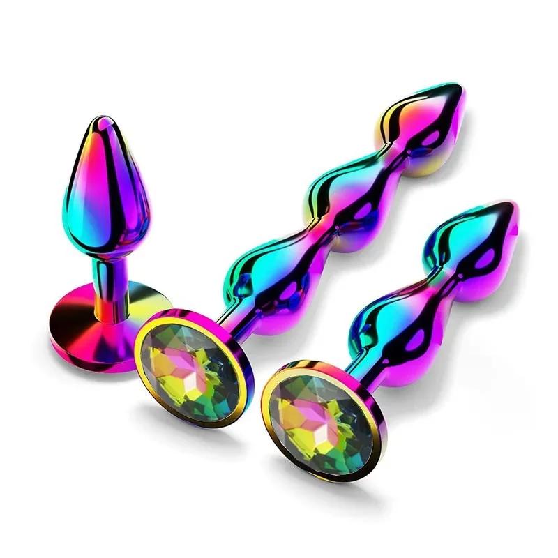 New Metal Anal Beads Balls Butt Plug Sex Toy for Women  Buttplug Dildo Sextoy Fun Toys Sext Analplug Sexy Adult Man