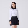 FAIRLIAR GOLF Ribbon Color Block Long Sleeve T-Shirt (White)