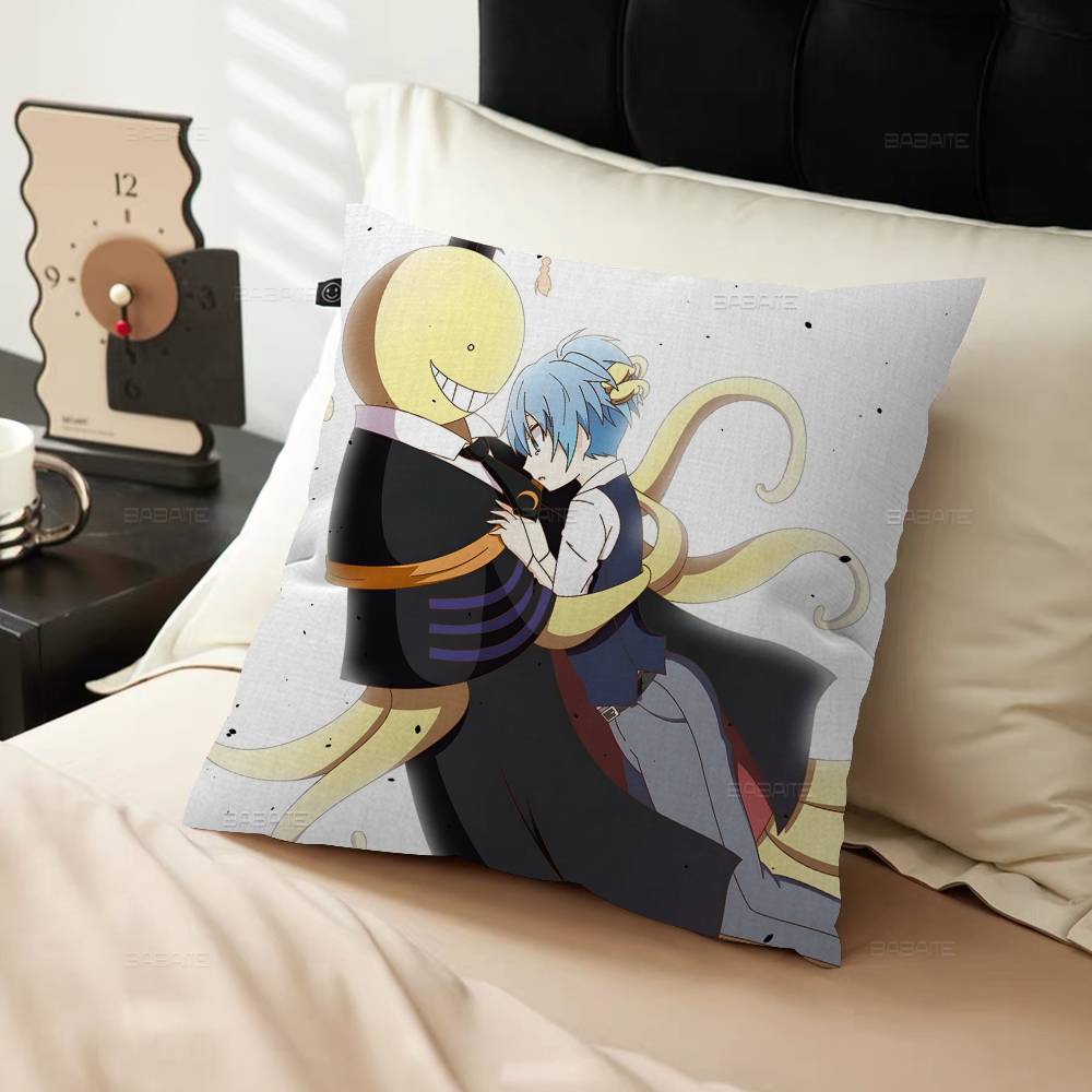 A-Anime-Assassination-Classroom Dark-Whimsical Cushion Cover Car Throw Pillow Case For Sofa Car Christmas Gift 40x40cm 45x45cm