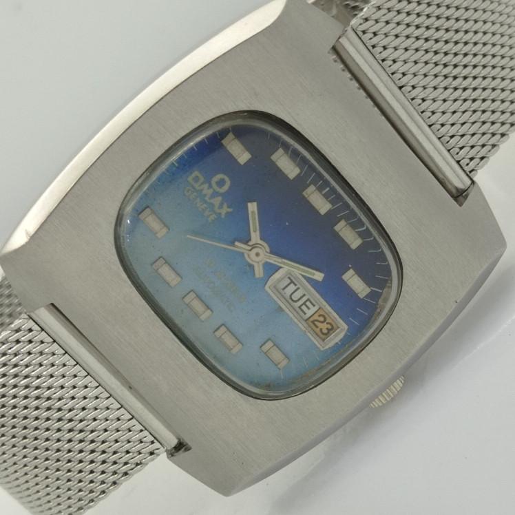 

USED OMAX AUTO SWISS MENS ORIGINAL DIAL WATCH a412520-1 Sku006-a412520