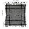 Lightweight Adult Lattice Pattern Shemagh Scarf Multi Purpose Headscarf Adjustable Religious Scarf Outdoor Headwrap