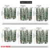 2pcs,2D Plane Printing Pattern Curtains Christmas Pine Tree Snowflake Versatile Durable Polyester (without Rod) Home Decor Use