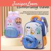 Cartoon Kids School Backpack With Breathable Oxford Fabric For Preschool Children
