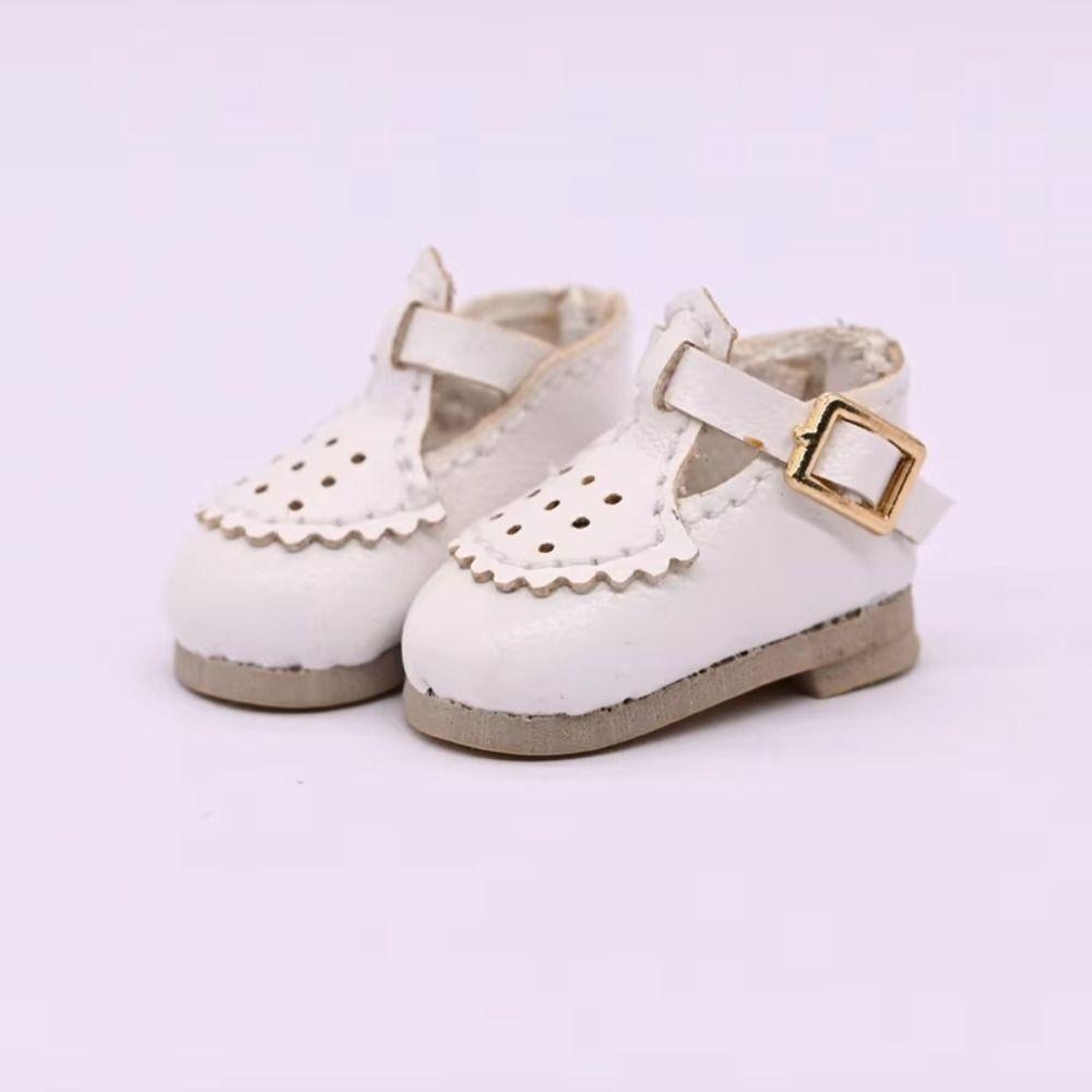 1 Pair T-Back 1/12 Bjd Doll Shoes Cute 1/12 Bjd Casual Shoes Obitsu 11 Doll Shoes  Children