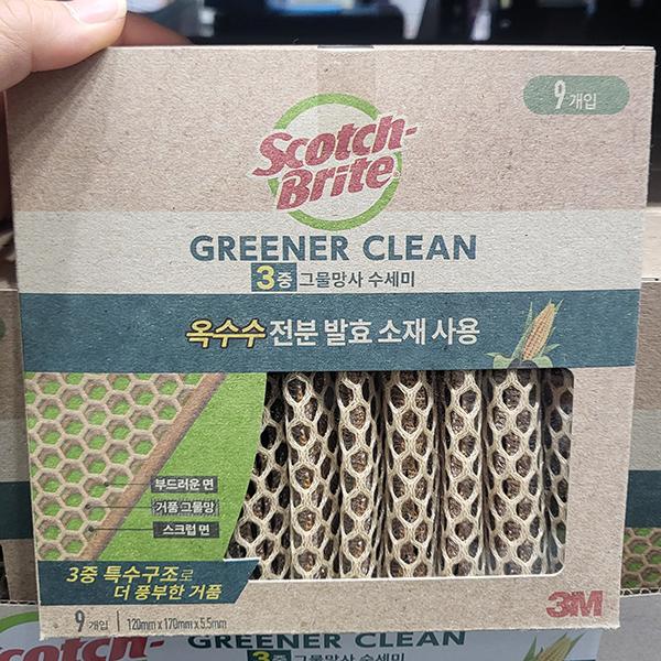 3M Corn Triple Double-sided Net Mesh Scrubber One thing