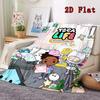 Toca Boca Life 2D Flaches Muster Flanelldecke Hohe Qualität Ganzjahreszeiten Wärme und Komfort Perfekt für Weihnachtsgeschenke.PMT0914208