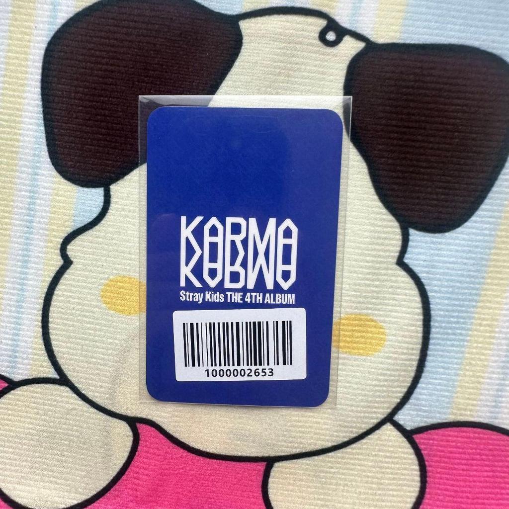 [USED] Stray Kids KARMA Bangchan Trading Cards