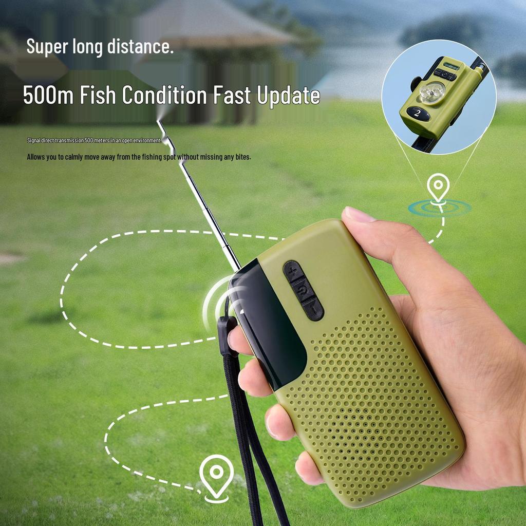 High Sensitivity Surf Casting Fishing Alarms with Wireless Remote for Carp Fishing