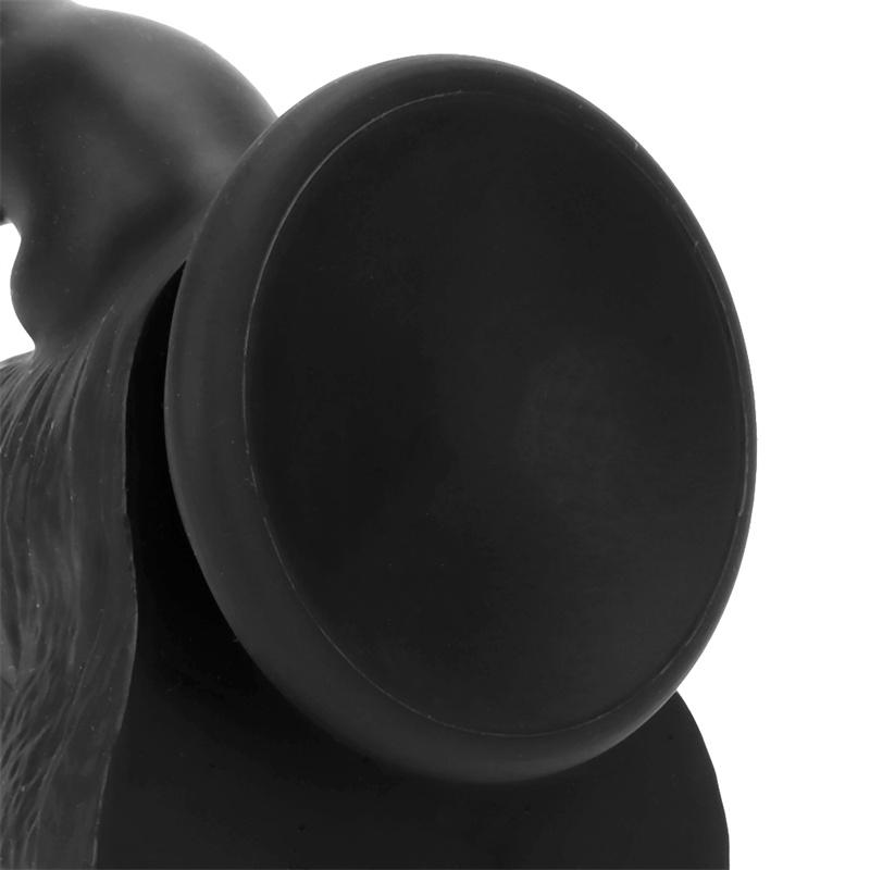 Svart elektrisk dildo automatisk penis kvinnelig masturbator myk silikon oppvarmet uttrekkbar vibratorenhet