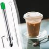 Straw Puncher For Cups Straw Hole Puncher Punching Tools Stainless Steel Kitchen Tools For Beverage Delicatessen Cafe Drinks