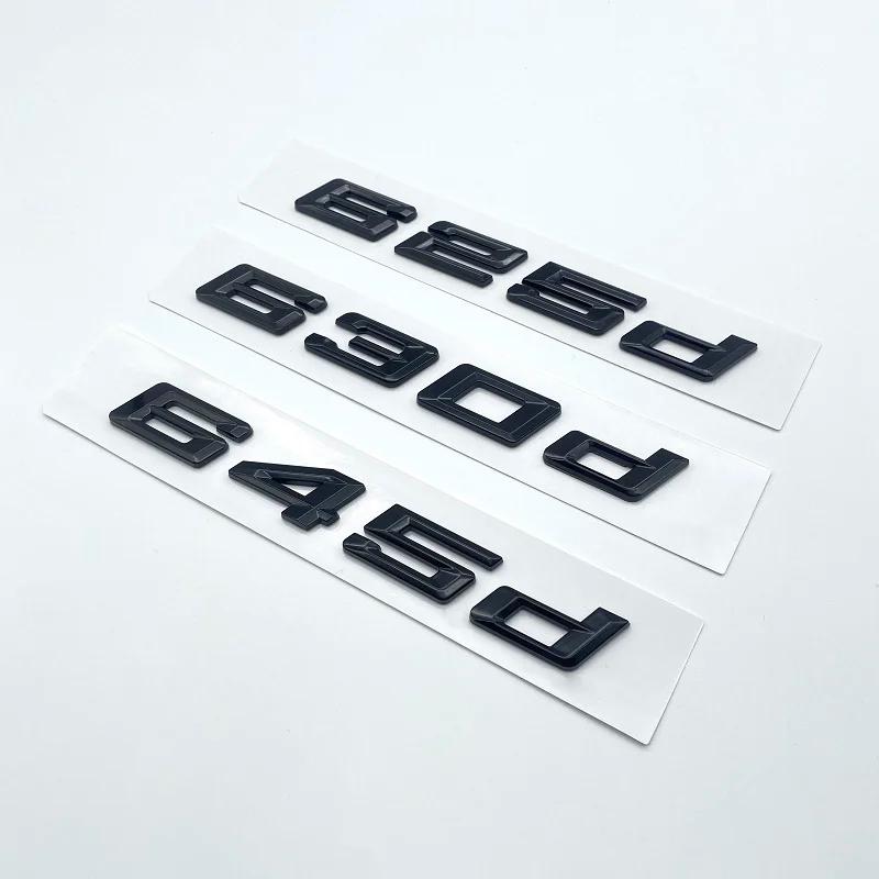 Glossy Black GT 630i 630d 640i 640d XDrive SDrive Numbers Letters Emblem for BMW GT Series E63 E64 F06 F12 F13 G32 Accessories al2