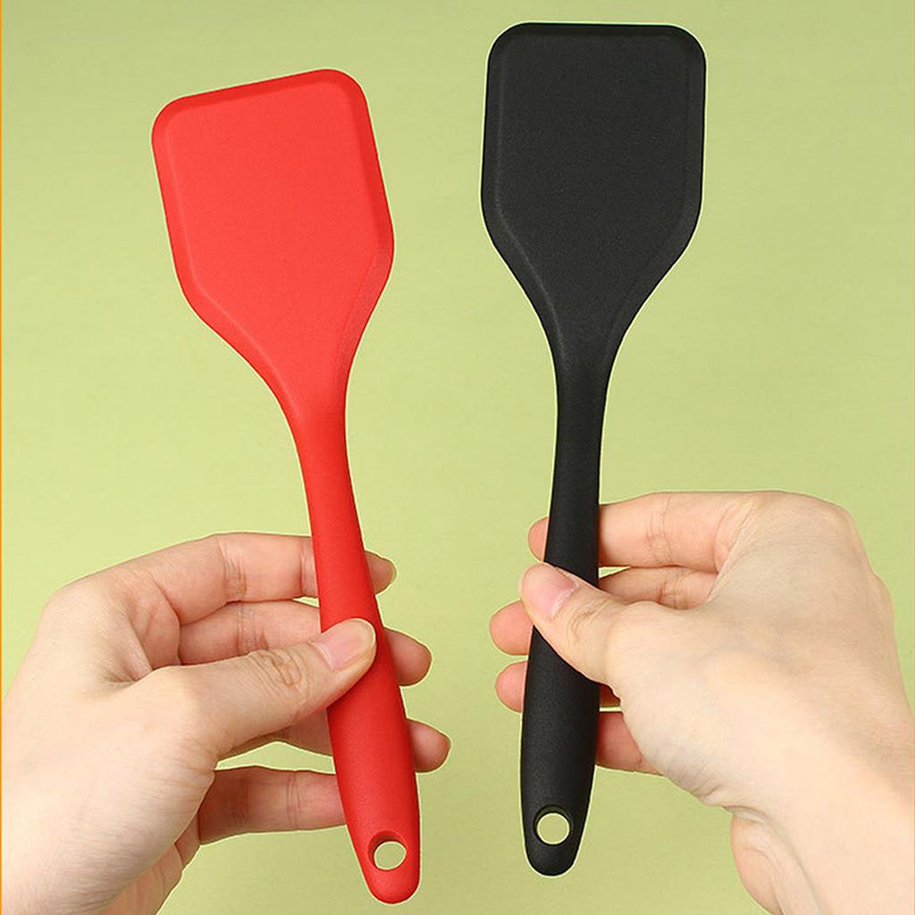 Pack of 2 Durable Silicone Cooking Tool High Temperatures Resistant Spatula Easy To Clean Essential Kitchens Utensils