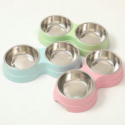 Dual-Use Stainless Steel Pet Bowl with Water Dispenser
