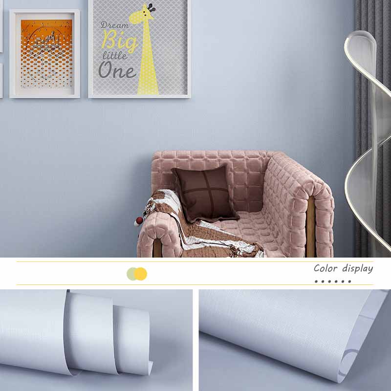 Einfarbig Verdickt Wasserdicht Selbstklebende Tapete Schlafzimmer Akzentwände Dekorativ
