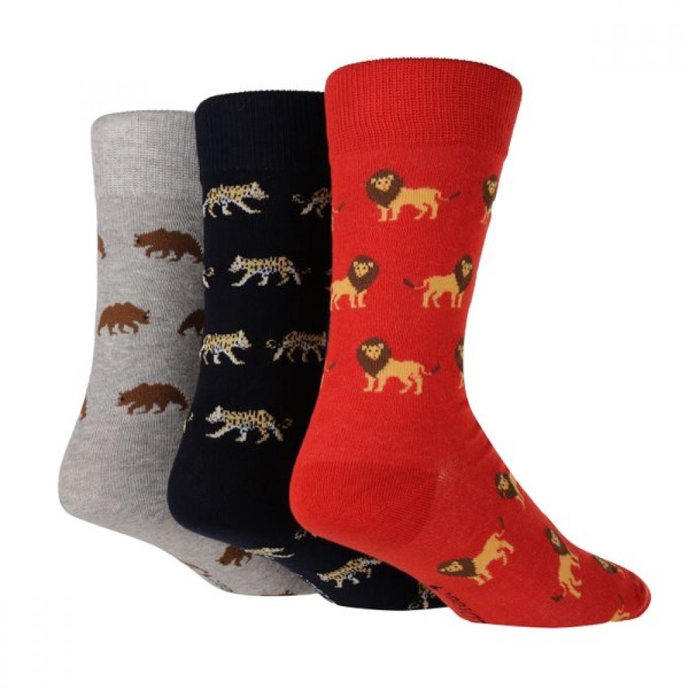 Sock Shop Men S Animal friendS Sock Set S5026mnov23SS LION