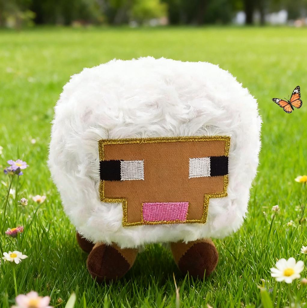 Cuddly White Sheep Plush Toys Game Baby Sheep Plush Soft Stuffed Animals Toys for Children Kids Gifts 16cm