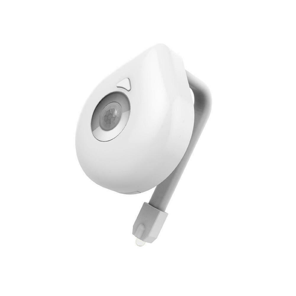 8-Colors Motion Sensor-Automatic LED Light WC Toilet Bathroom Light Light Q3N3