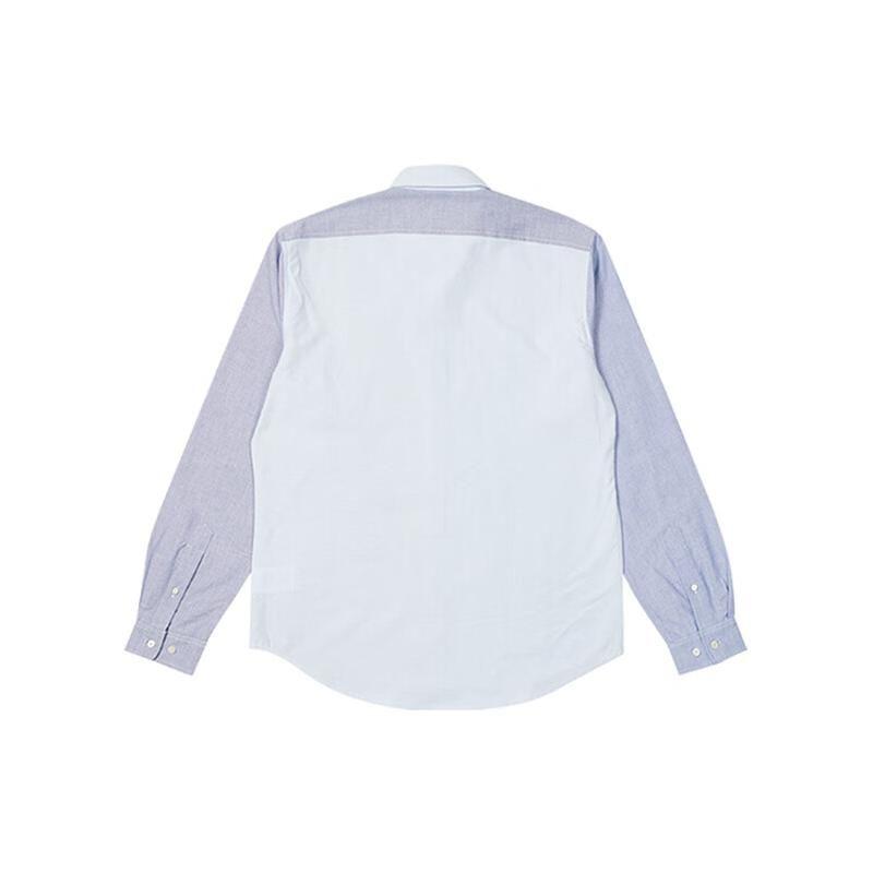 Palace FW22 Mixed Oxford Long Sleeve Shirt Unisex Tops Blue P23SHT012