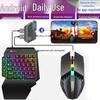 Mobiles Gaming-Tastatur- und Maus-Set für Android - Chicken King Throne Edition