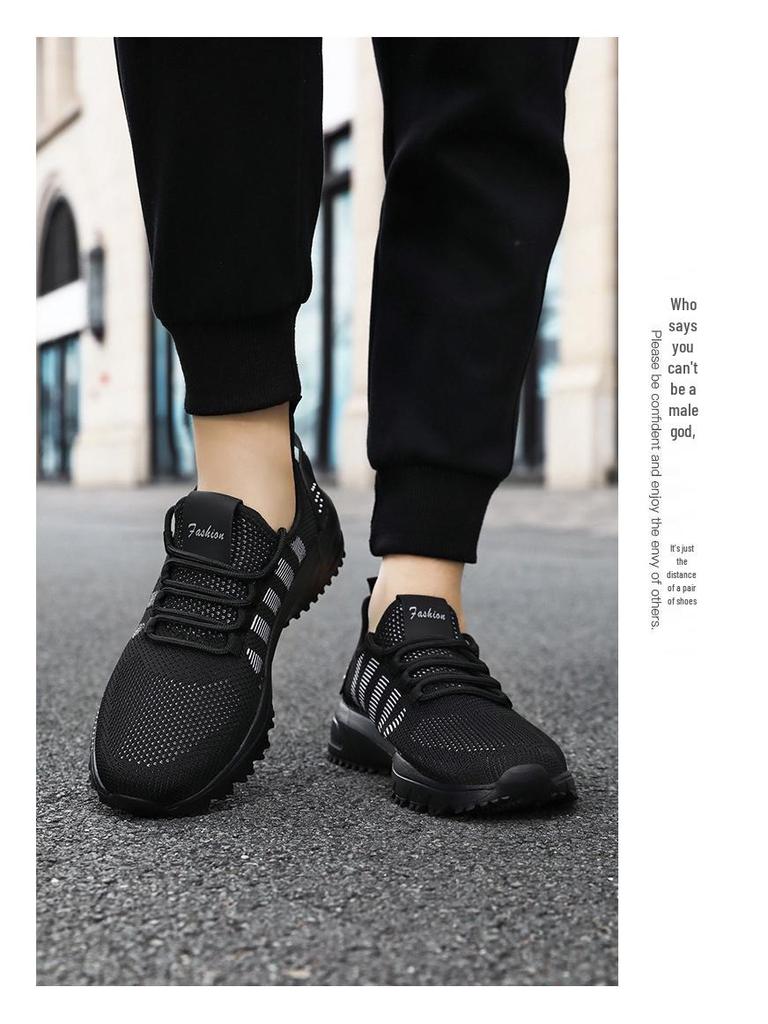 Sneakers Flyknit da uomo taglie forti: morbide, comode, in mesh traspirante, inodore, perfette per la corsa