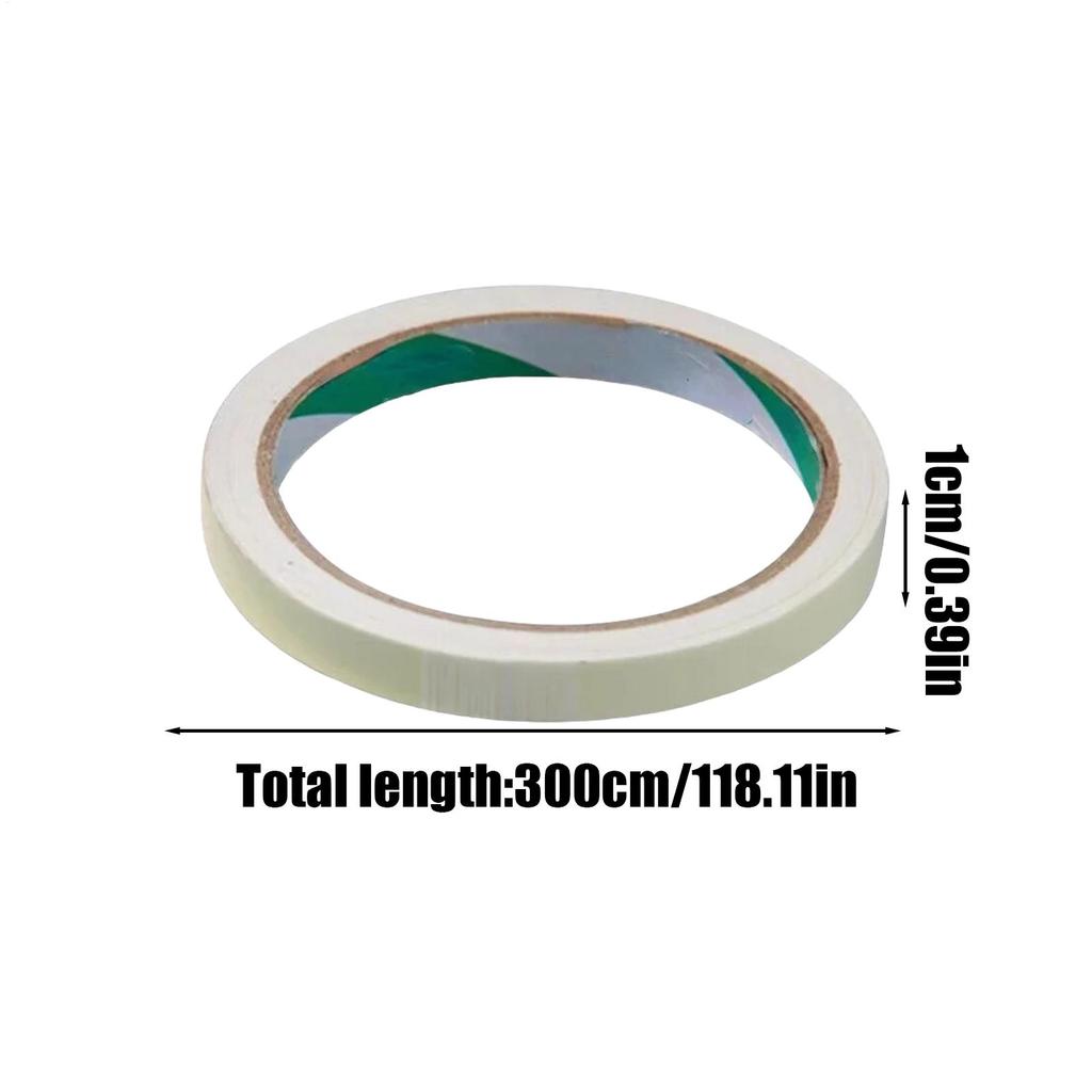 Grünes Leuchtband, fluoreszierendes reflektierendes selbstklebendes Aufkleber-Warnungssicherheits-DIY-Heimdekorations-Festival-Party-Warnband