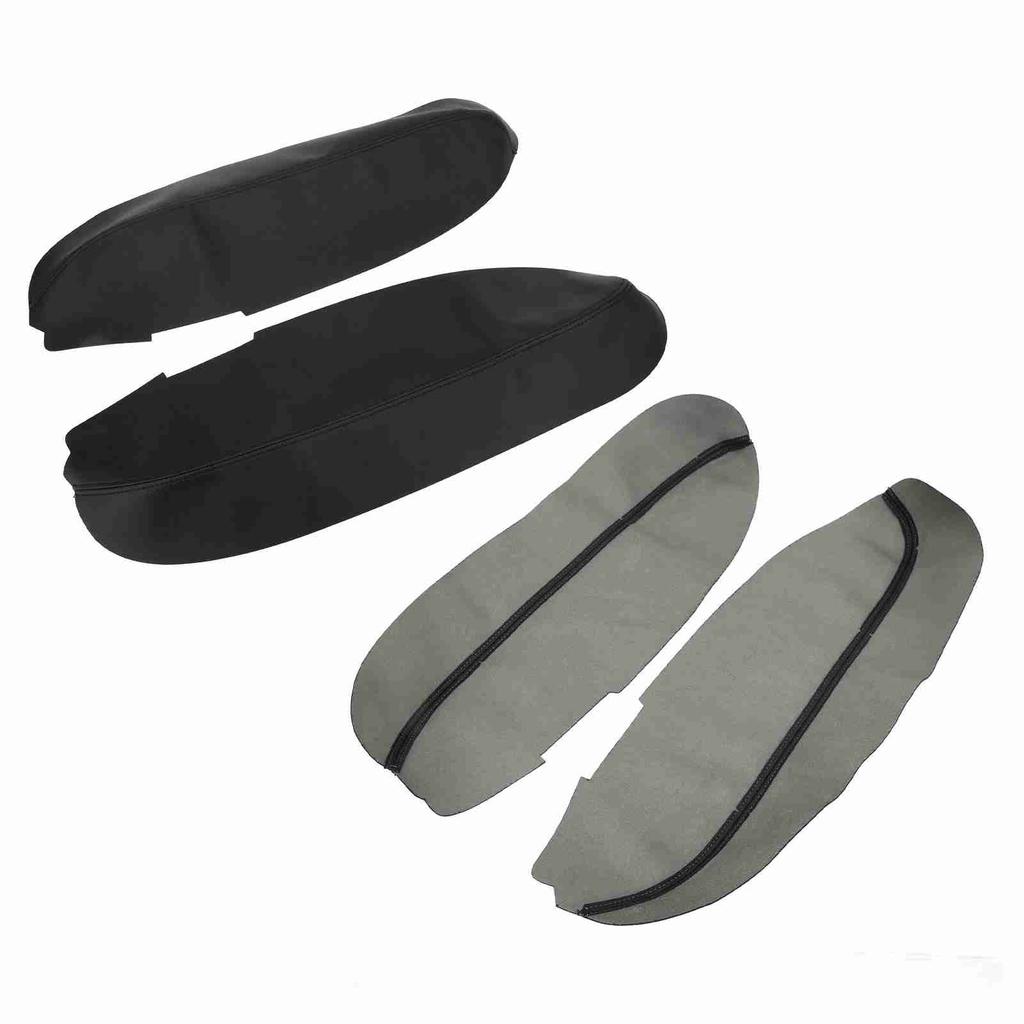 2 st Framdörrpanel Armstödsskydd Svart Konstläder Ersättning för Acura RL 2005?2012