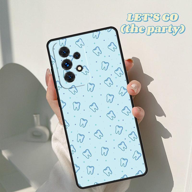 Dental Definitions Tooth Phone Case For Samsung Galaxy A42 A31 A40 A51 A71 A32 A80 A91 A52 A72 A20e A21S A50 A70 A11 A12 Cover