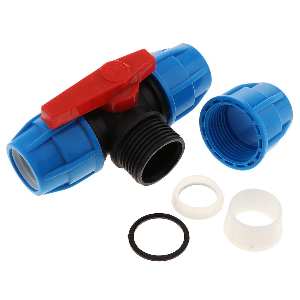 Buy PE Quick Connect Air Push Tube Tee Union Coupler Fitting 32mm