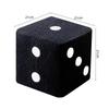 Sherpa Fleece Dice Ottoman