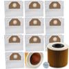 Rosfix Lot de Sacs et Filtre pour Aspirateur – 10 Sacs + Filtre Renforcé | Papier 2 Couches | Convient pour Kärcher WD2–WD3