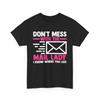 Mail Carrier T Shirt Postal Worker Don't Mess With The Lady