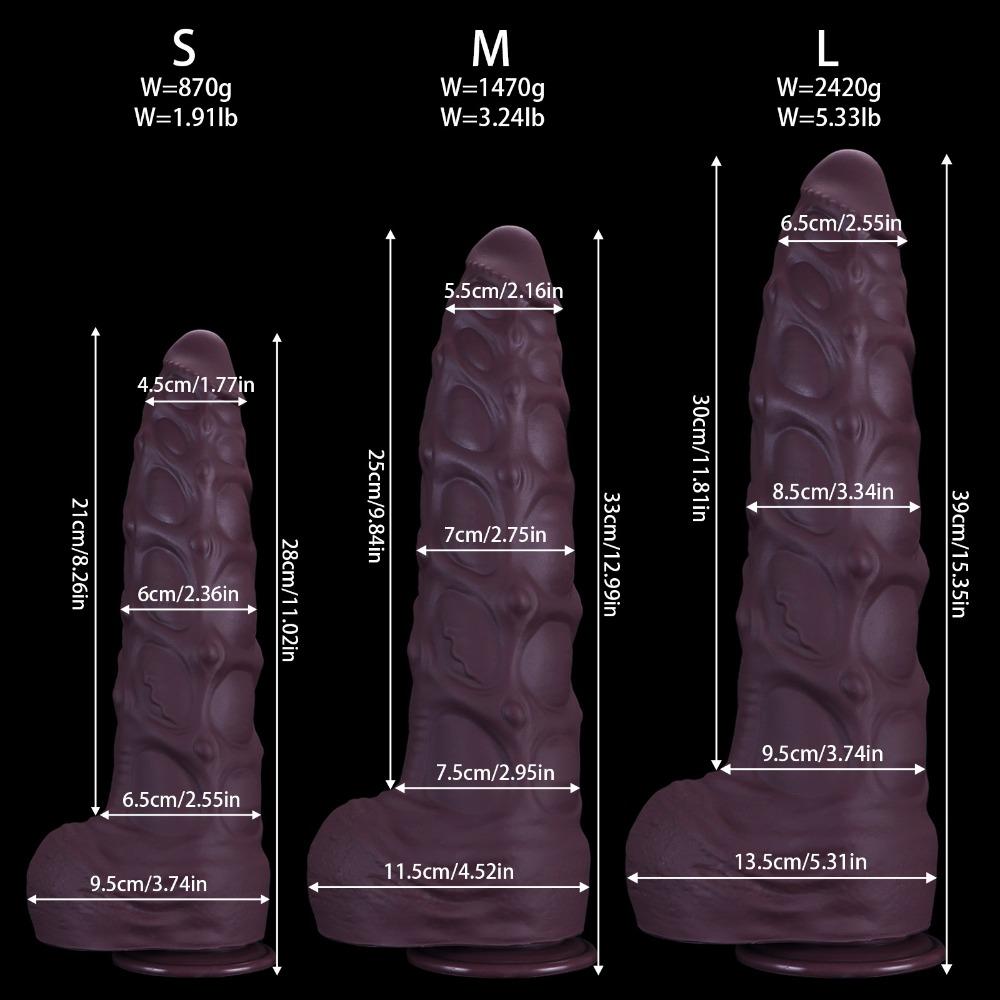 Silicone Anal Plug Large Size Realistic Dildo Anal Dilator for Men Women Adult Sex Toy