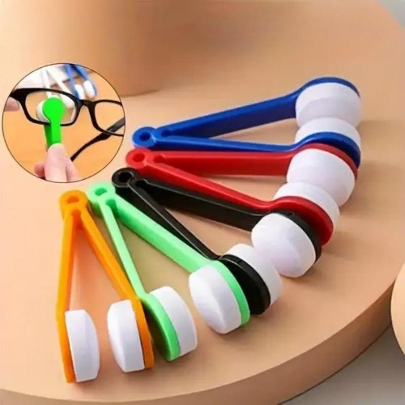 Glasses/Sunglasses Cleaning Tool,Portable Multifunctional Microfiber Wipe & Brush
